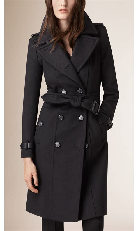 burberry black trench coat womens|best burberry trench coat women.